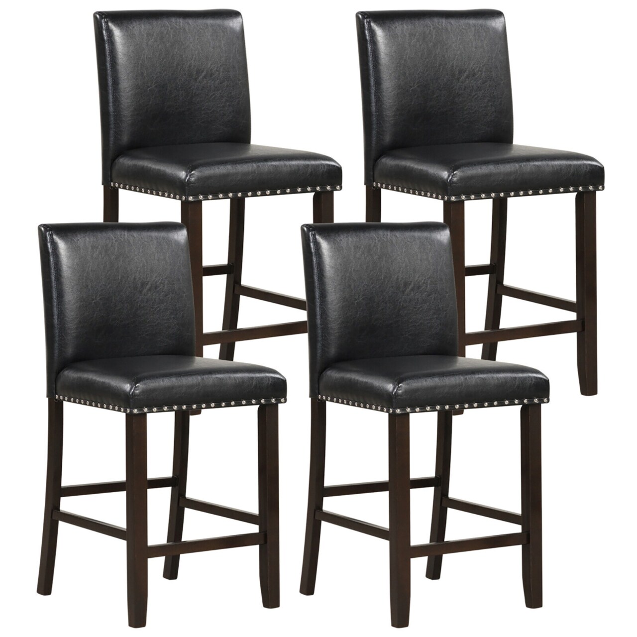 Leather bar stools discount for kitchen islands